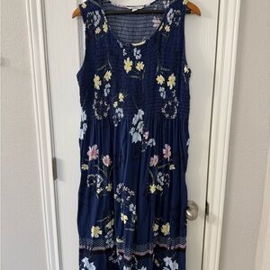Croft & Barrow Navy Floral Dress